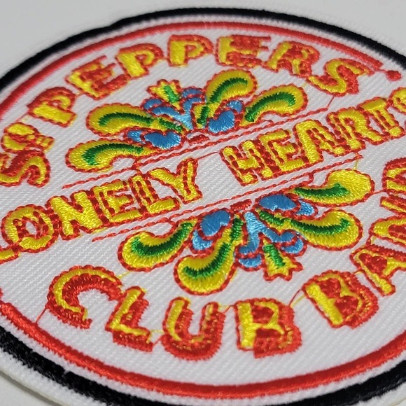 Iron On Patch Beatles St. Peppers Lonely Hearts Club Band,  3.25" - Picture 4 of 7